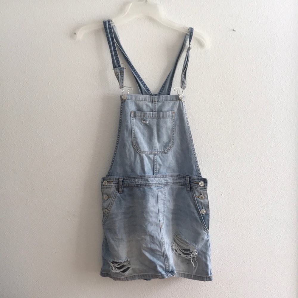 Jean overall skirt